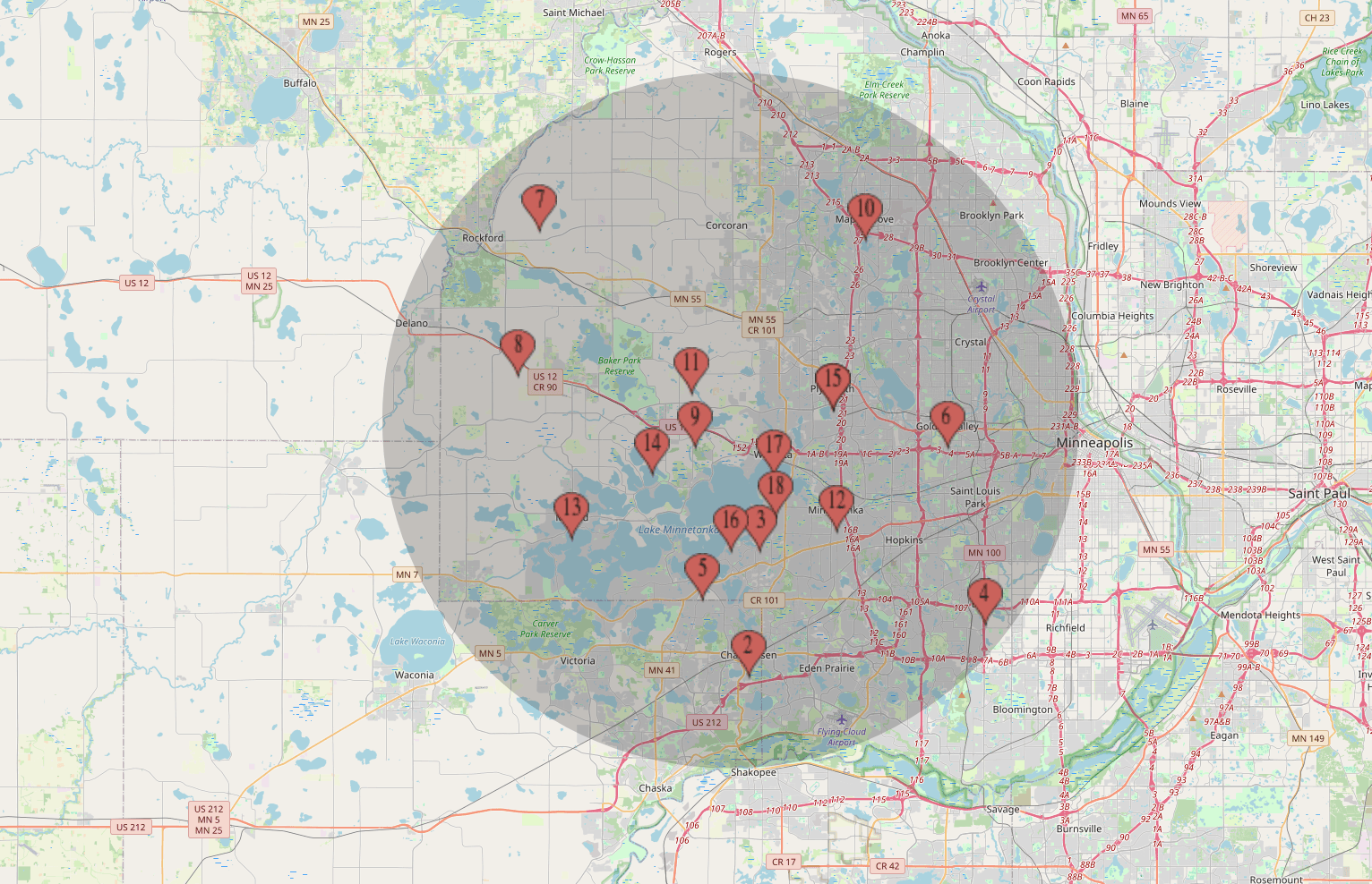 service map service map